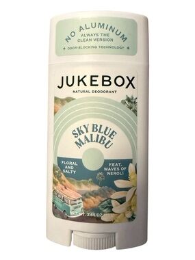 Jukebox Sky Blue Malibu Natural Deodorant - Light Aqua Scent